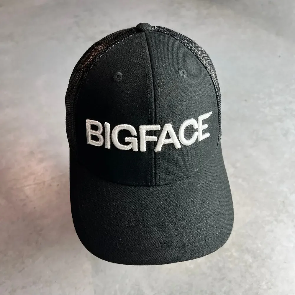 BIGFACE Coffee Black Trucker SnapBack Black Hat Cap Jimmy Butler NWT